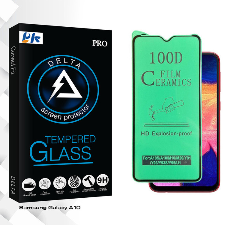 محافظ صفحه نمایش سرامیکی پی کی مدل Delta Glass مناسب برای گوشی موبایل سامسونگ Galaxy A10