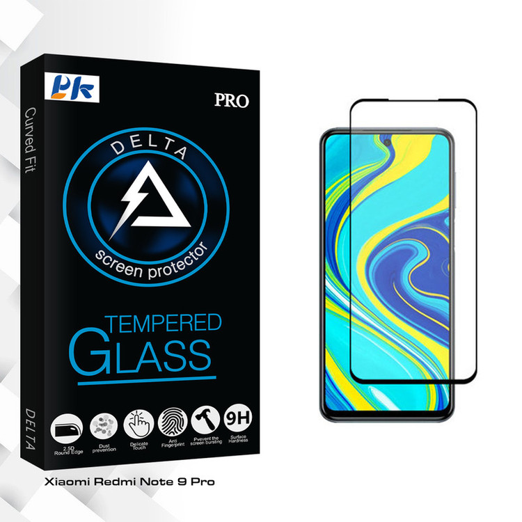 محافظ صفحه نمایش سرامیکی پی کی مدل Delta مناسب برای گوشی موبایل شیائومی Redmi Note 9 Pro