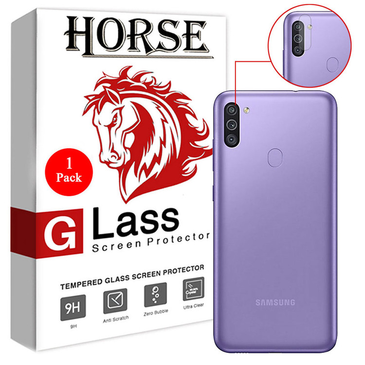 محافظ لنز دوربین هورس مدل UTF مناسب برای گوشی موبایل سامسونگ Galaxy M11