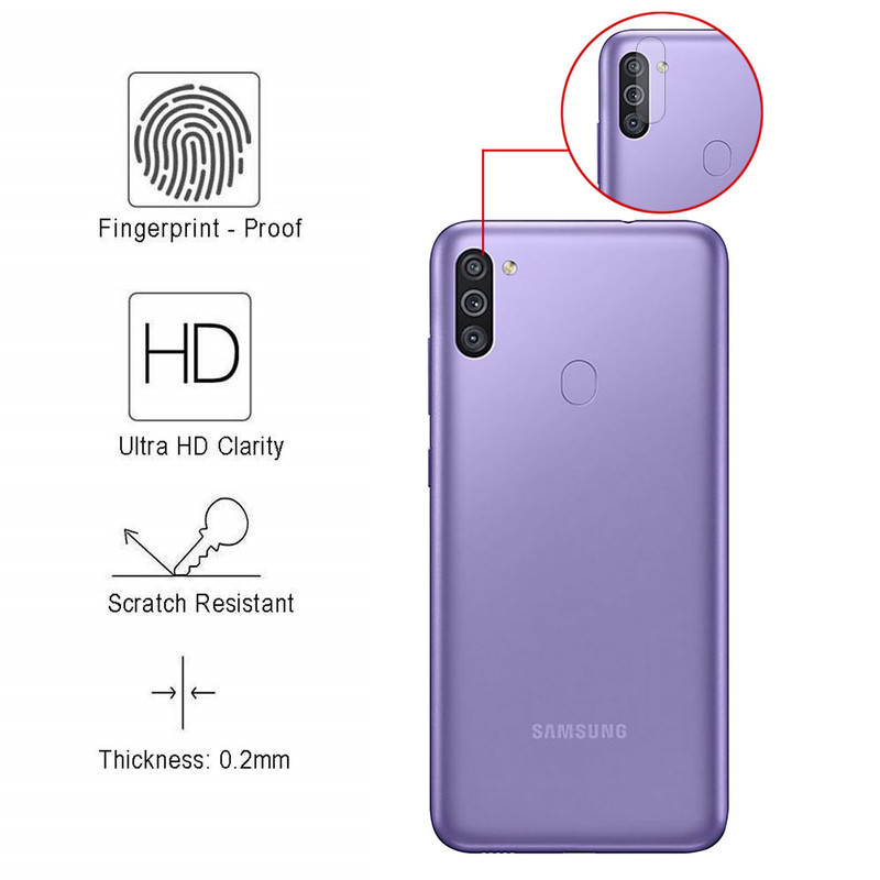 محافظ لنز دوربین هورس مدل UTF مناسب برای گوشی موبایل سامسونگ Galaxy M11
