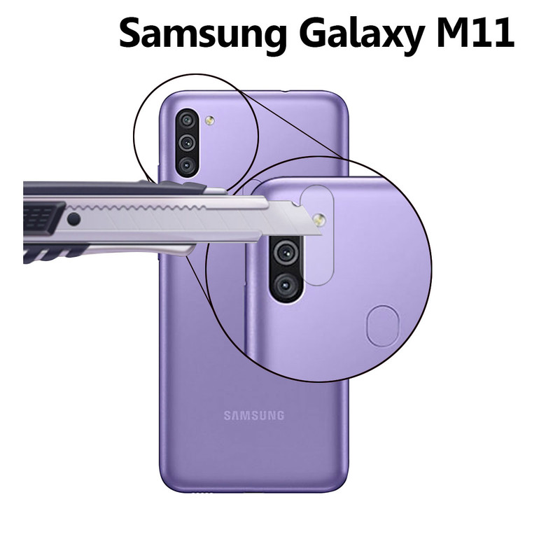 محافظ لنز دوربین هورس مدل UTF مناسب برای گوشی موبایل سامسونگ Galaxy M11