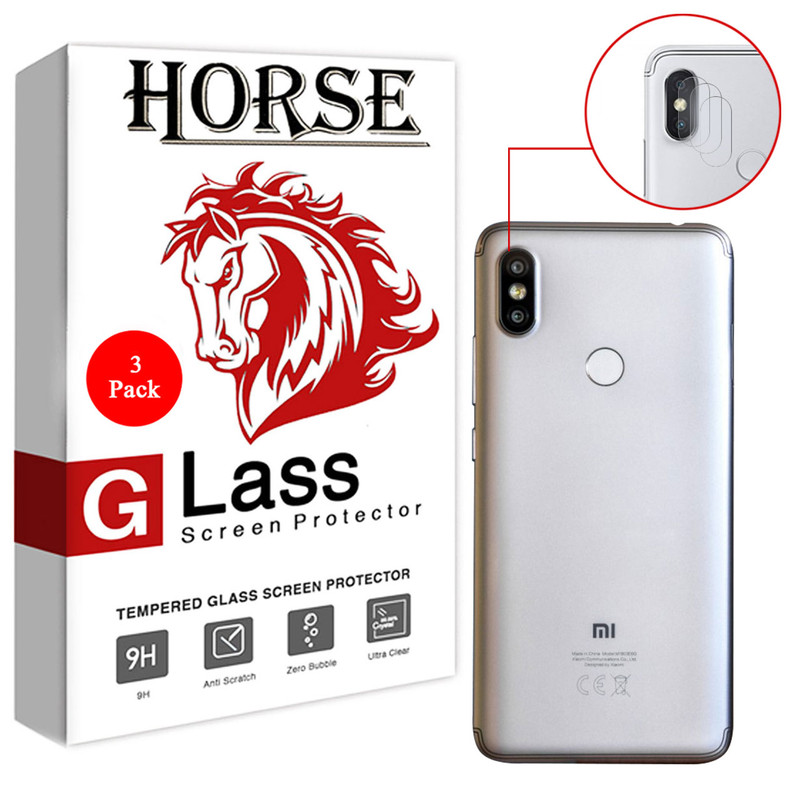 محافظ لنز دوربین هورس مدل UTF مناسب برای گوشی موبایل شیائومی Redmi S2 / Redmi Y2 بسته سه عددی