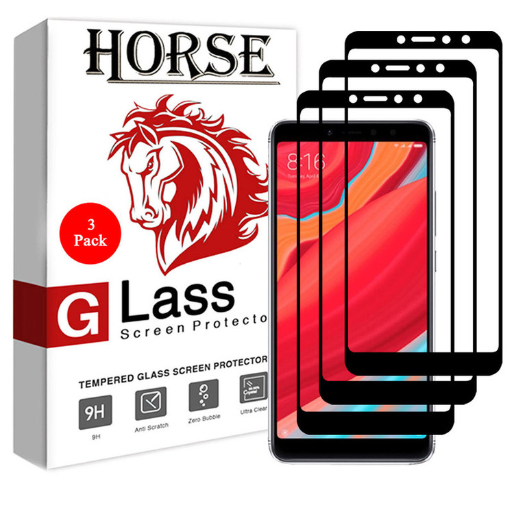 محافظ صفحه نمایش 5D هورس مدل FAG مناسب برای گوشی موبایل شیائومی Redmi S2/ Redmi Y2 بسته سه عددی