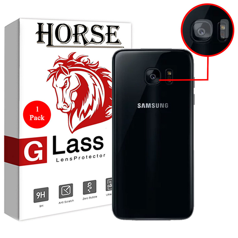 محافظ لنز دوربین هورس مدل SGL-H مناسب برای گوشی موبایل سامسونگ Galaxy S7 edge