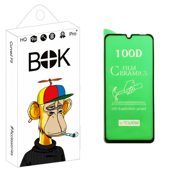 محافظ صفحه نمایش سرامیکی بوک مدل +HD مناسب برای گوشی موبایل هوآوی P 30 lite