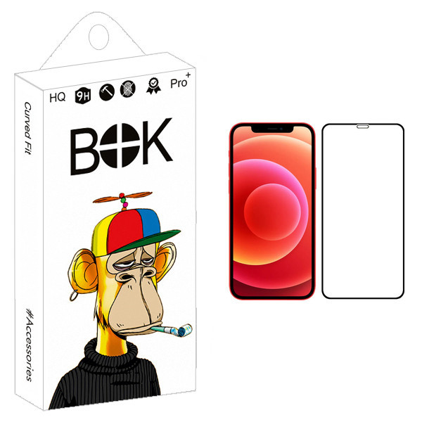 محافظ صفحه نمایش بوک مدل +HD مناسب برای گوشی موبایل اپل iPhone 12