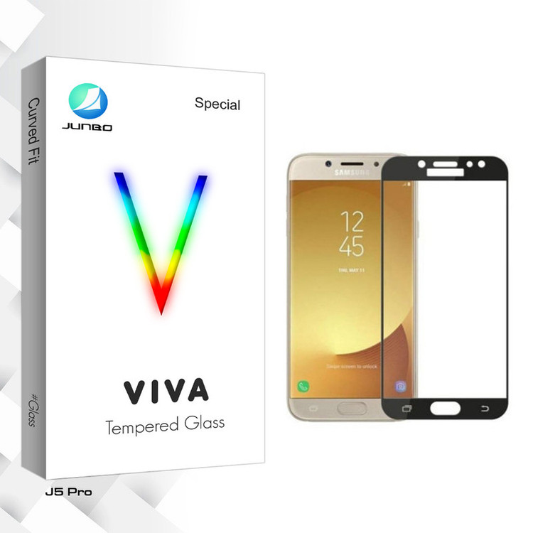 محافظ صفحه نمایش شیشه ای جانبو مدل Viva Glass مناسب برای گوشی موبایل سامسونگ Galaxy J5 Pro