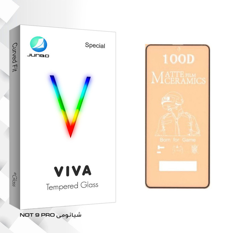 محافظ صفحه نمایش مات جانبو مدل Viva Glass مناسب برای گوشی موبایل شیائومی NOT 9 PRO