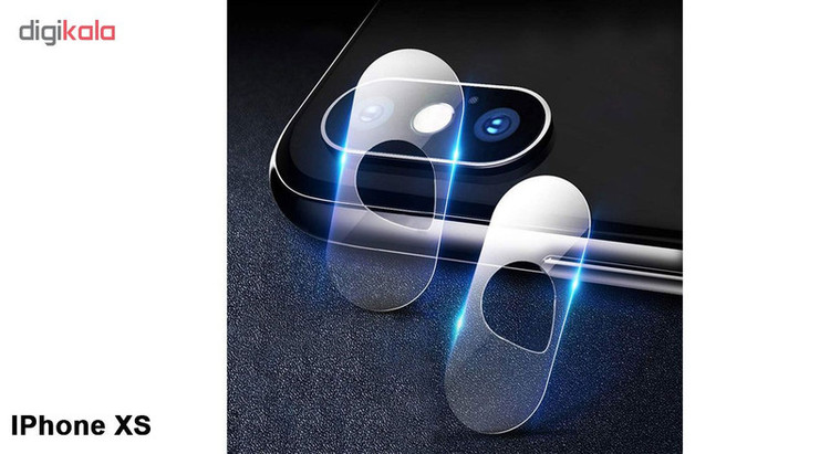 محافظ لنز دوربین هورس مدل UTF مناسب برای گوشی موبایل اپل iPhone XS بسته دو عددی