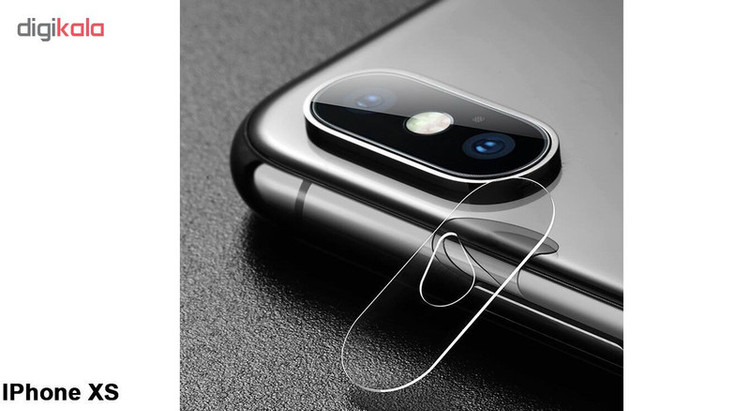 محافظ لنز دوربین هورس مدل UTF مناسب برای گوشی موبایل اپل iPhone XS بسته دو عددی