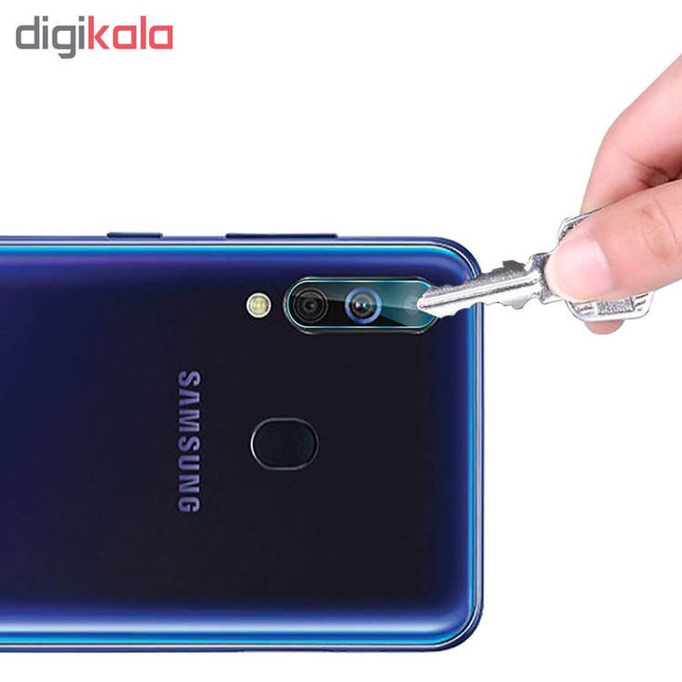 محافظ لنز دوربین هورس مدل UTF مناسب برای گوشی موبایل سامسونگ Galaxy A60 بسته دو عددی