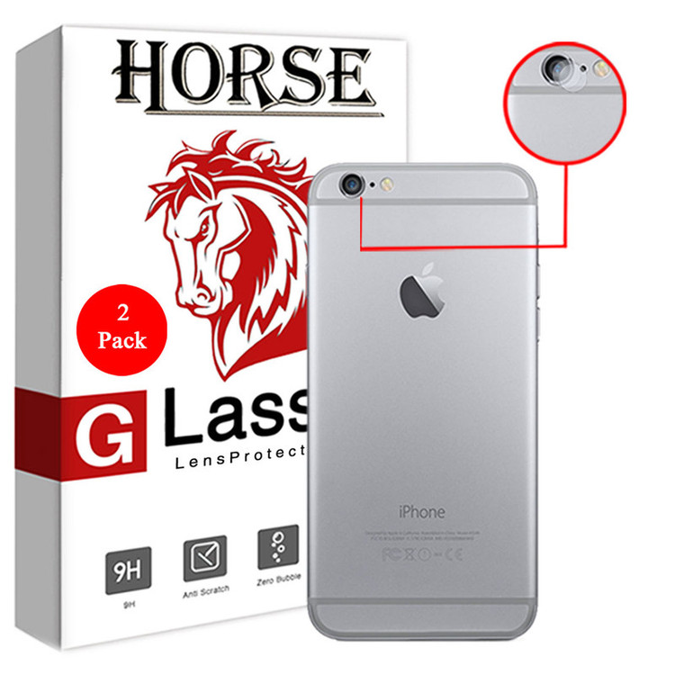 محافظ لنز دوربین هورس مدل UTF مناسب برای گوشی موبایل اپل iPhone 6 Plus / 6s Plus بسته 2 عددی