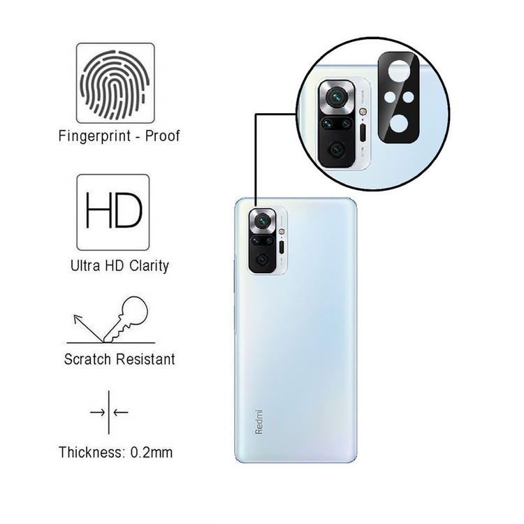 محافظ لنز دوربین میبو مدل 3D-9H مناسب برای گوشی موبایل شیائومی Redmi Note 10 Pro