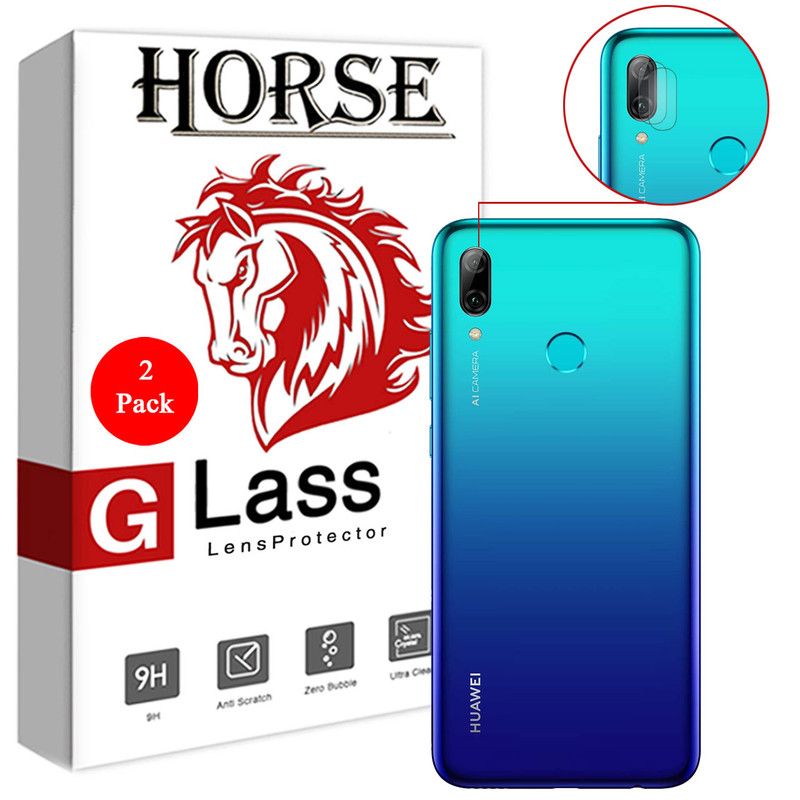 محافظ لنز دوربین هورس مدل UTF مناسب برای گوشی موبایل هوآوی P smart 2019 بسته دو عددی
