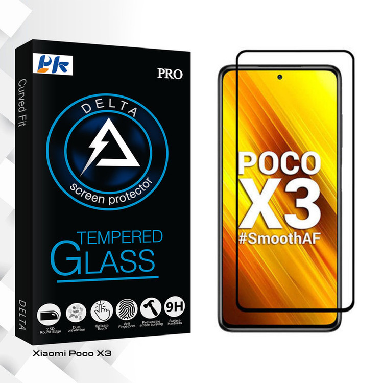 محافظ صفحه نمایش سرامیکی پی کی مدل Delta مناسب برای گوشی موبایل شیائومی Poco X3