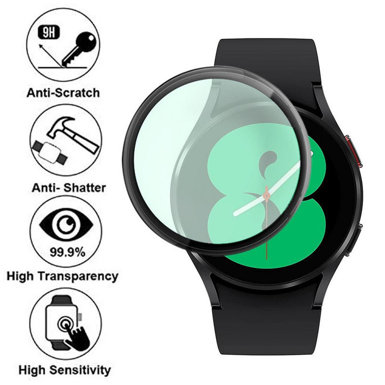 محافظ صفحه نمایش میبو مدل Transparent Round مناسب برای ساعت هوشمند سامسونگ Galaxy Watch 4 40mm