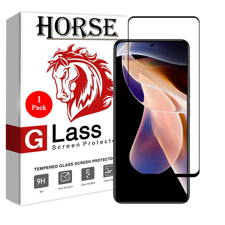 محافظ صفحه نمایش 5D هورس مدل FUL01 مناسب برای گوشی موبایل شیائومی Poco X4 NFC