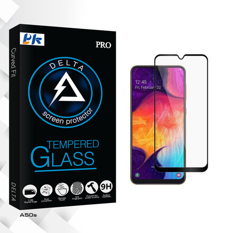 محافظ صفحه نمایش سرامیکی پی کی مدل Delta Glass مناسب برای گوشی موبایل سامسونگ Galaxy A50s