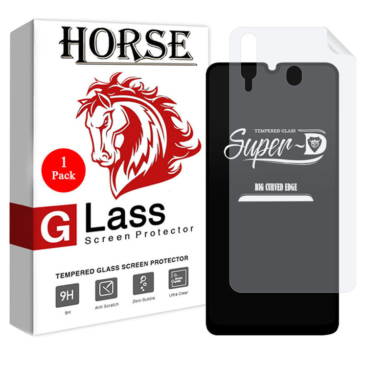 محافظ صفحه نمایش هورس مدل 2SN-Glass مناسب برای گوشی موبایل سامسونگ Galaxy M30 به همراه محافظ پشت گوشی