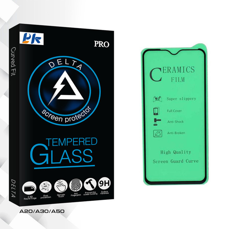 محافظ صفحه نمایش پی کی مدل Delta Glass مناسب برای گوشی موبایل سامسونگ Galaxy A20 / A30/ A50