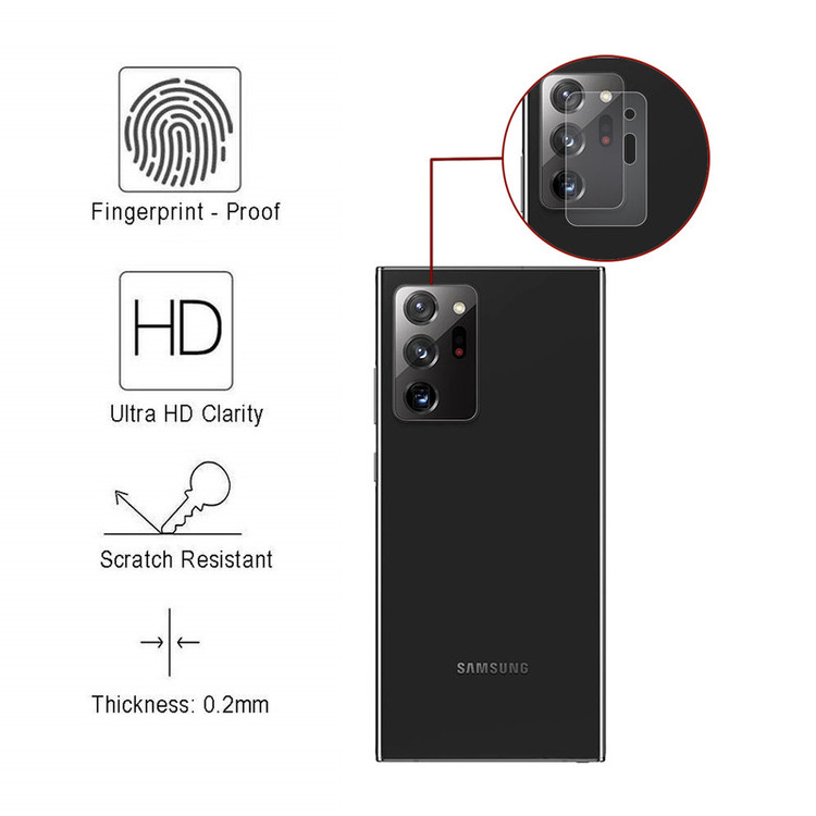 محافظ لنز دوربین هورس مدل UTF مناسب برای گوشی موبایل سامسونگ Galaxy Note20 Ultra بسته دو عددی