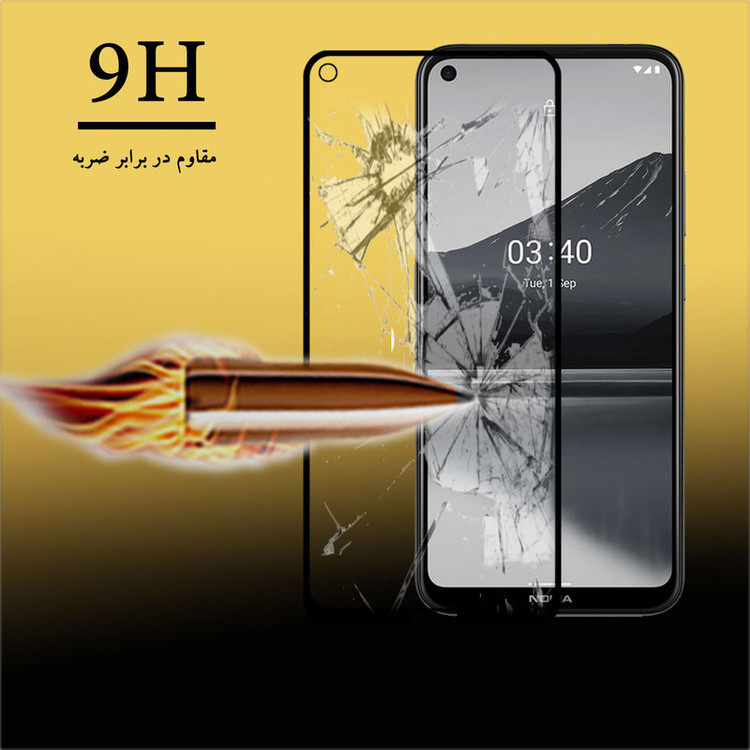 محافظ صفحه نمایش 5D هورس مدل FAG مناسب برای گوشی موبایل نوکیا 3.4