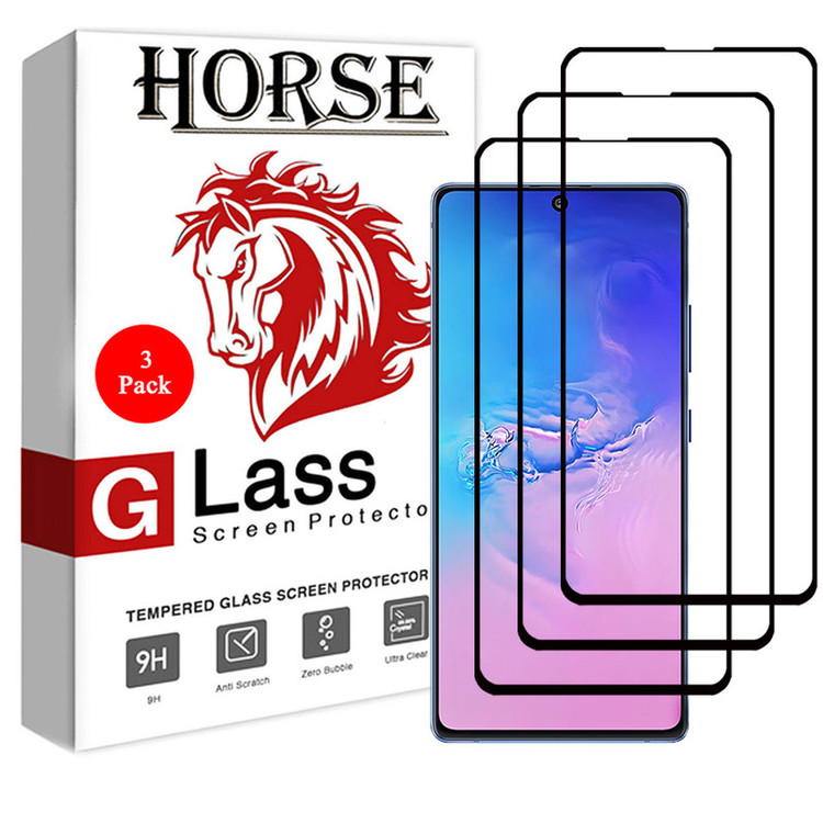 محافظ صفحه نمایش سرامیکی هورس مدل CRM مناسب برای گوشی موبایل سامسونگ Galaxy S10 Lite بسته سه عددی