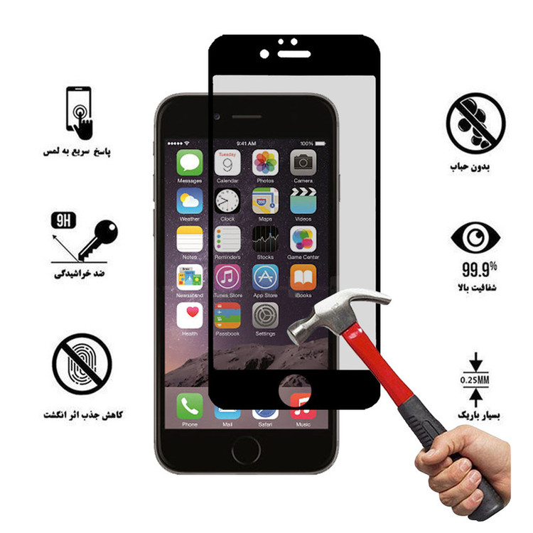 محافظ صفحه نمایش سرامیکی هورس مدل CMT مناسب برای گوشی موبایل اپل iPhone 6 بسته سه عددی