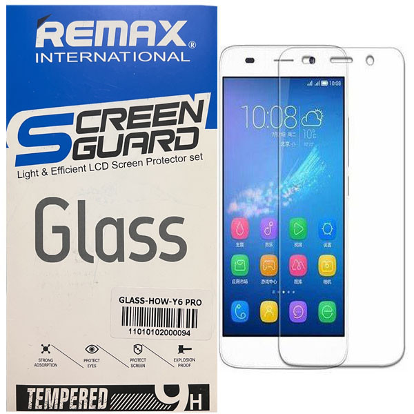 محافظ صفحه نمایش شیشه ای ریمکس مدل CrystalLite مناسب برای گوشی موبایل هوآوی Y6 Pro