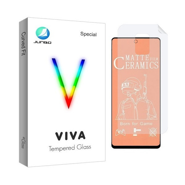 محافظ صفحه نمایش مات جانبو مدل 2CMN مناسب برای گوشی موبایل شیائومی Redmi Note 9 Pro به همراه محافظ پشت گوشی
