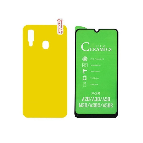 محافظ صفحه نمایش جانبو مدل CR-A20 مناسب برای گوشی موبایل سامسونگ Galaxy A20 به همراه محافظ پشت گوشی