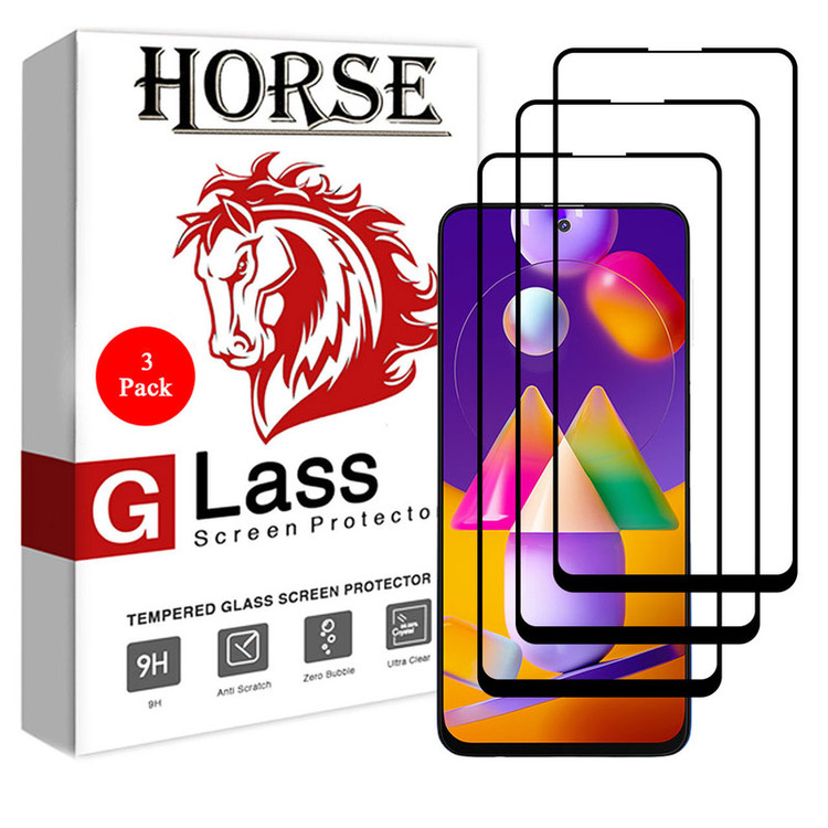 محافظ صفحه نمایش سرامیکی هورس مدل CRM مناسب برای گوشی موبایل سامسونگ Galaxy M31s بسته سه عددی