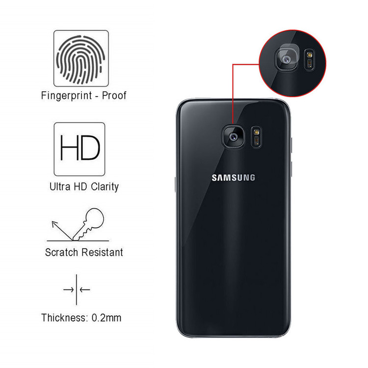 محافظ لنز دوربین هورس مدل SGL-H مناسب برای گوشی موبایل سامسونگ Galaxy S7 edge