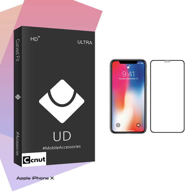 محافظ صفحه نمایش کوکونات مدل UD Black مناسب برای گوشی موبایل اپل iPhone X