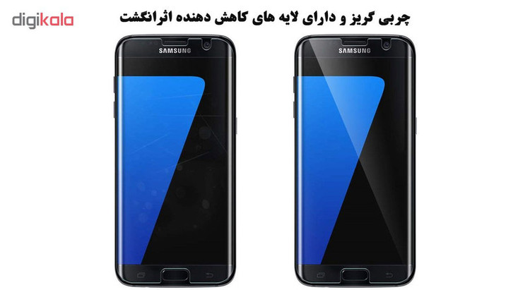 محافظ صفحه نمایش هورس مدل LVB مناسب برای گوشی موبایل سامسونگ Galaxy S7 edge بسته سه عددی