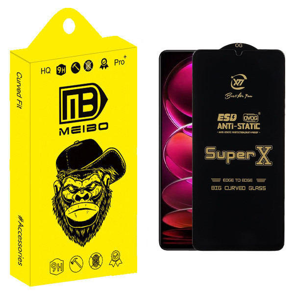 محافظ صفحه نمایش میبو مدل SuperX Pro مناسب برای گوشی موبایل شیائومی Redmi Note 12 Pro 5G / 12 Pro Plus / 13 Pro 4G / Poco F3 GT / F4 GT / Note 12 Turbo / X5 Pro / F5 / Note 13R Pro / M6 Pro