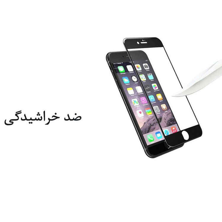 محافظ صفحه نمایش 5D هورس مدل CRM مناسب برای گوشی موبایل اپل iPhone 8 Plus بسته سه عددی