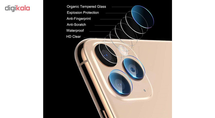 محافظ لنز دوربین هورس مدل UTF مناسب برای گوشی موبایل اپل iPhone 11 Pro