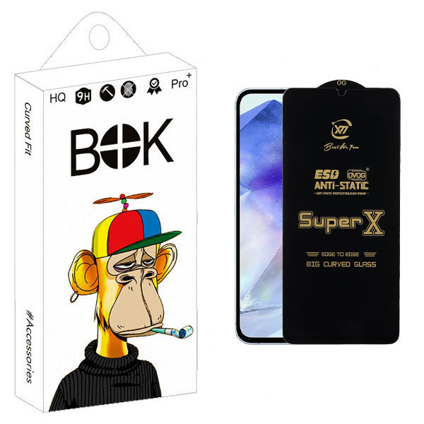 محافظ صفحه نمایش بوک مدل SuperX Guard مناسب برای گوشی موبایل سامسونگ Galaxy A35 / A55