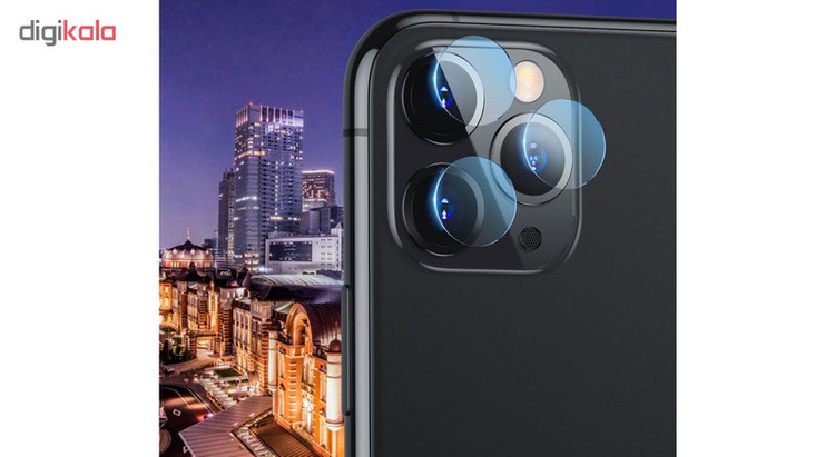 محافظ لنز دوربین هورس مدل UTF مناسب برای گوشی موبایل اپل iPhone 11 Pro Max بسته دو عددی