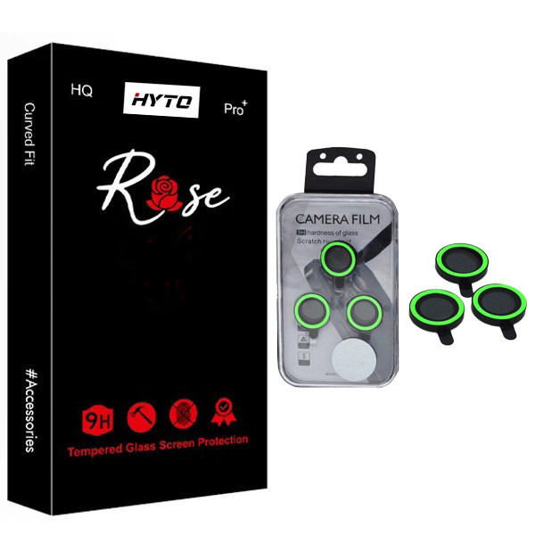 محافظ لنز دوربین هیتو مدل Rose Black Light مناسب برای گوشی موبایل اپل iPhone 13 Pro / 13 Pro Max