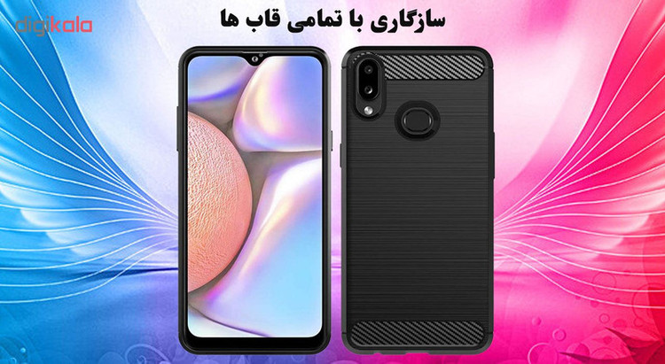 محافظ صفحه نمایش 5D هورس مدل FAG مناسب برای گوشی موبایل سامسونگ Galaxy A10s بسته دو عددی