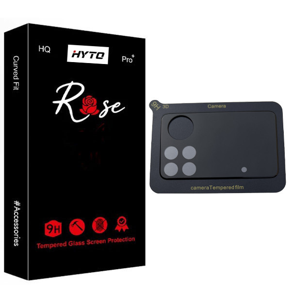 محافظ لنز دوربین هیتو مدل Rose 3D Tempered مناسب برای گوشی موبایل شیائومی Poco X4 Pro