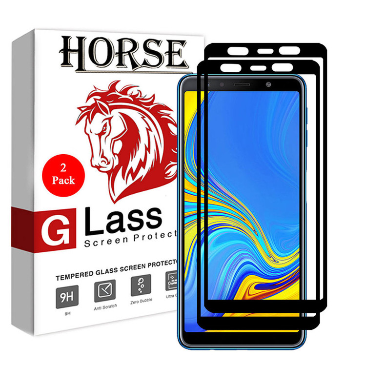 محافظ صفحه نمایش سرامیکی هورس مدل CRM مناسب برای گوشی موبایل سامسونگ Galaxy J4 Plus بسته دو عددی