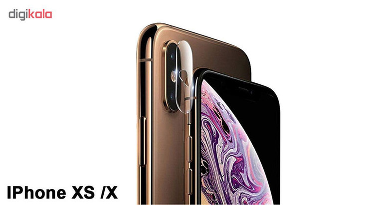محافظ لنز دوربین هورس مدل UTF مناسب برای گوشی موبایل اپل iPhone X بسته سه عددی