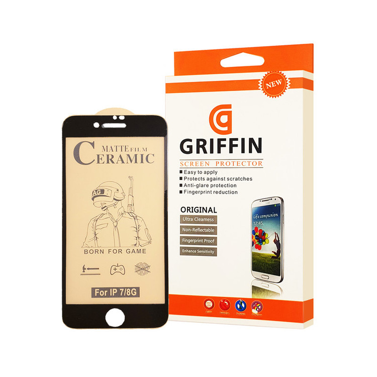 محافظ صفحه نمایش سرامیکی مات گریفین مدل FLCRM GN st مناسب برای گوشی موبایل اپل iPhone 7