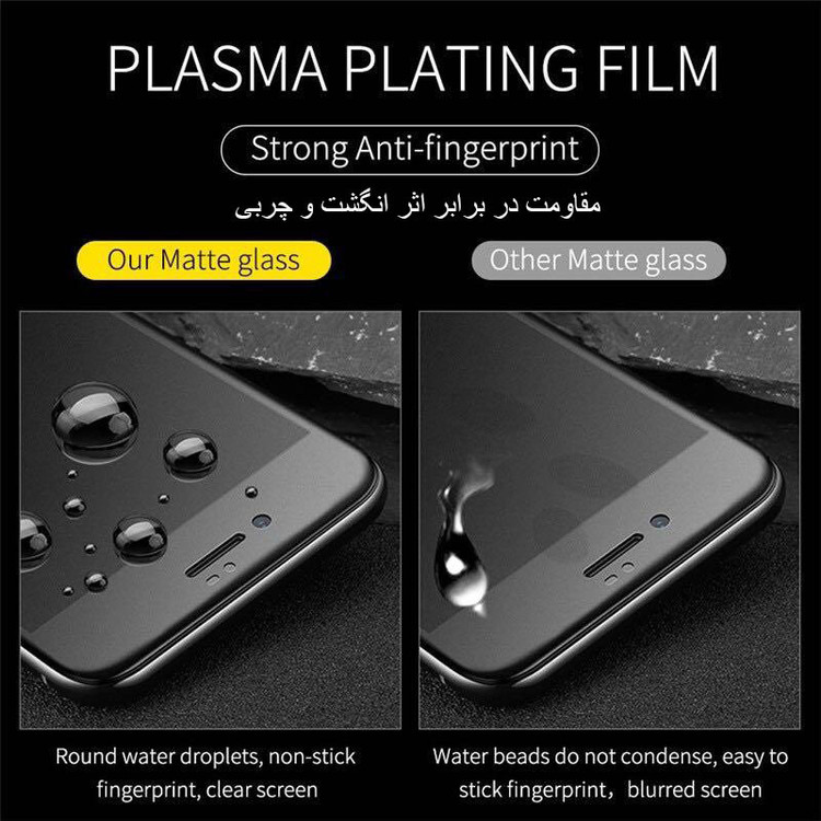 محافظ صفحه نمایش سرامیکی مات گریفین مدل FLCRM GN st مناسب برای گوشی موبایل اپل iPhone 8 Plus