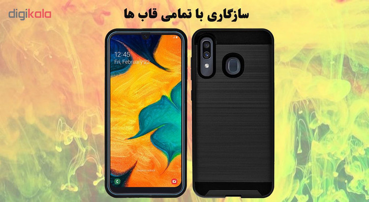 محافظ صفحه نمایش 5D هورس مدل CRM مناسب برای گوشی موبایل سامسونگ Galaxy A30 بسته سه عددی