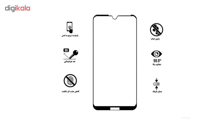 محافظ صفحه نمایش سرامیکی هورس مدل CRM مناسب برای گوشی موبایل هوآوی Y5 2019 بسته سه عددی