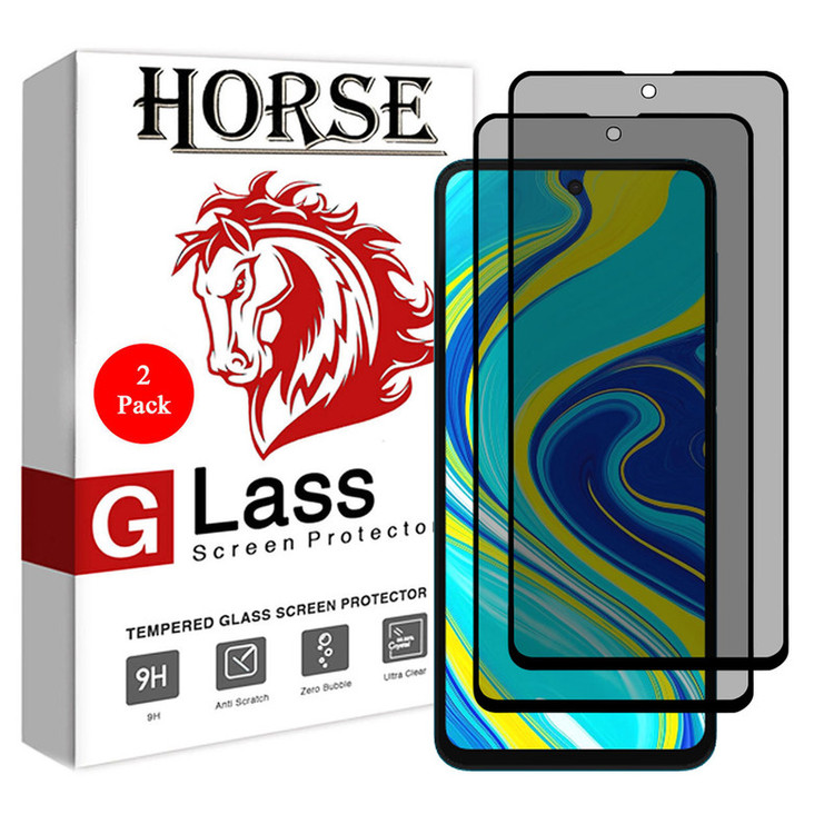 محافظ صفحه نمایش حریم شخصی هورس مدل SSP مناسب برای گوشی موبایل شیائومی Redmi Note 9S بسته دو عددی